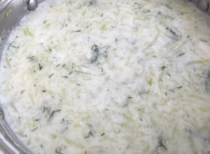 Tökfőzelék vs cukkinifőzelék recept fotója