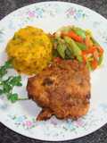 POLLO A LA MOSTAZA FRITO. JON STYLE