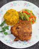 POLLO A LA MOSTAZA FRITO. JON STYLE