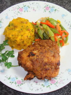 Una foto de POLLO A LA MOSTAZA FRITO. JON STYLE