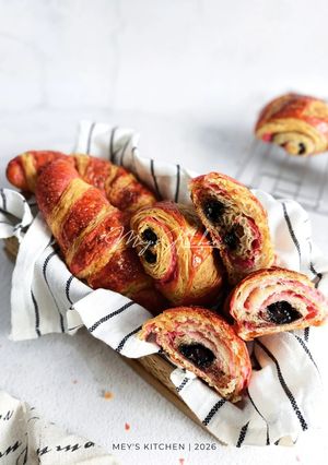 Foto resep Danish Pastry / Pain Au Chocolate / Croissant