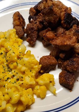 A picture of My Easy Cauliflower Mac and Cheese.