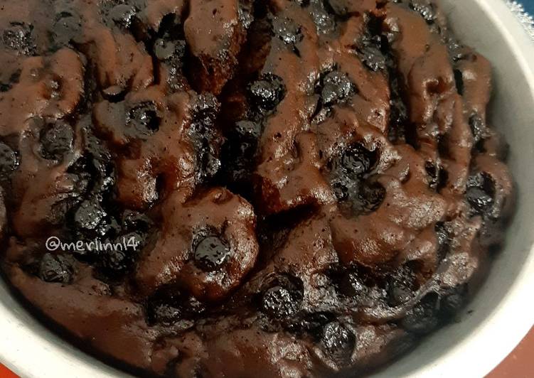 Resep masakan Simpel Brownies Cokelat Kukus | Langkah Membuat Simpel Brownies Cokelat Kukus Yang Enak Banget