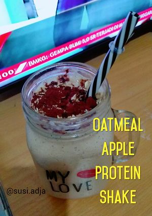 Foto resep Oatmeal Apple Protein Shake