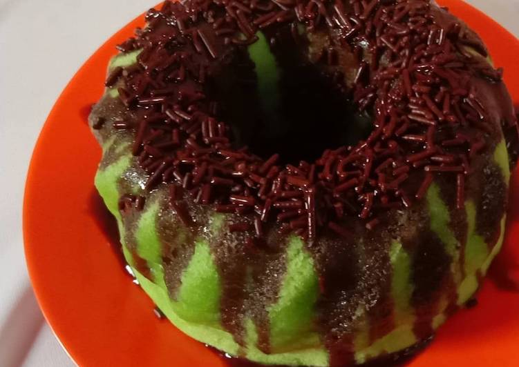 Bolu kukus pandan mini