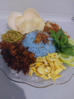 Foto resep Nasi Uduk Bunga Telang