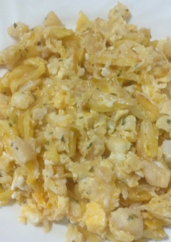 Una foto de Bacalao al estilo portugués