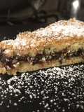 Crostata ricoperta con cioccolato 🍫 e pere 🍐