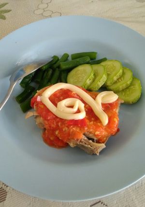 Foto resep Dada Ayam Rebus Simpel (Menu Diet)