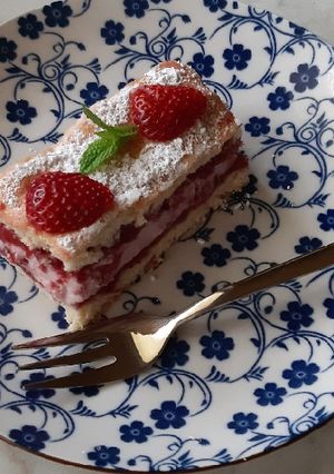 Epres-mascarponés piskóta recept fotója