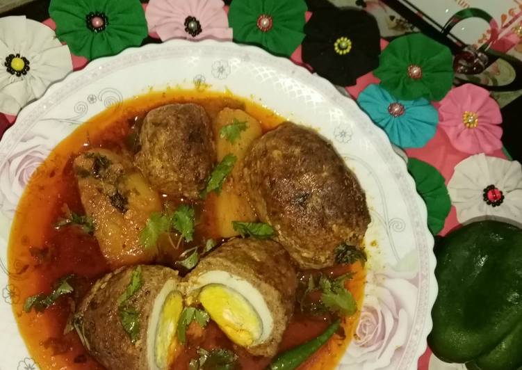 Simple Way to Make Quick Beef Nargisi Aloo Kofta
