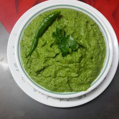 Green chutney A picture of Green chutney.