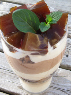 A picture of Coffee Jelly Parfait.