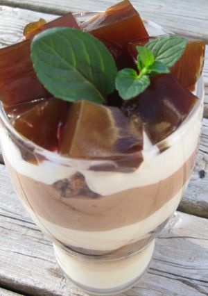 A picture of Coffee Jelly Parfait.