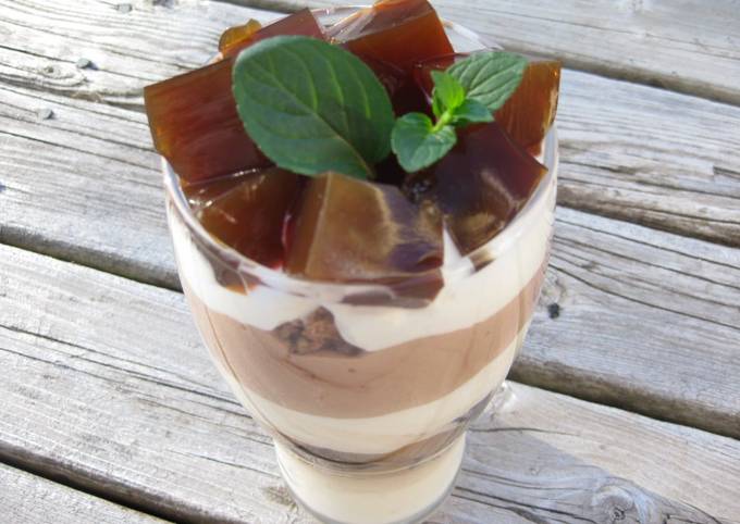 Recipe of Award-winning Coffee Jelly Parfait