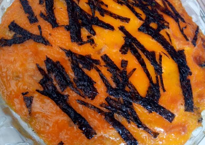 Salmon mentai rice