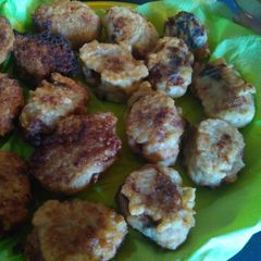 A picture of Fried paella.