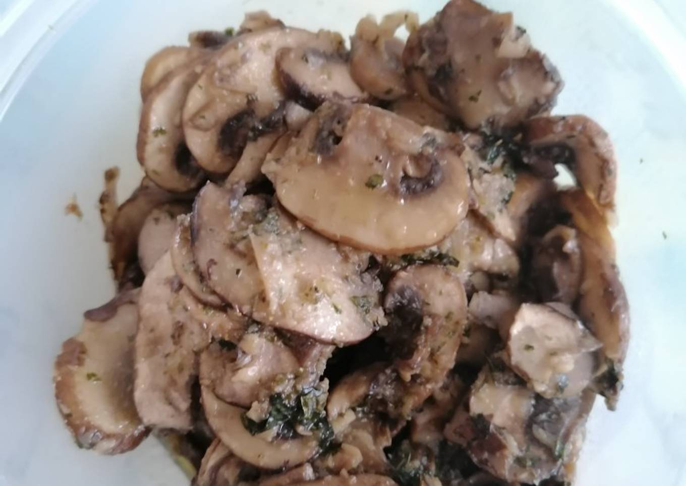 Champiñón Portobello al ajillo