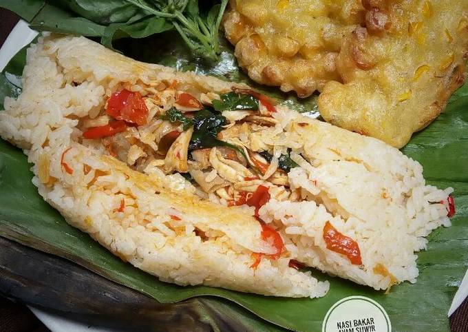 Resep Nasi Bakar Ayam Suwir Pedas Oleh Nisanavila Cookpad 