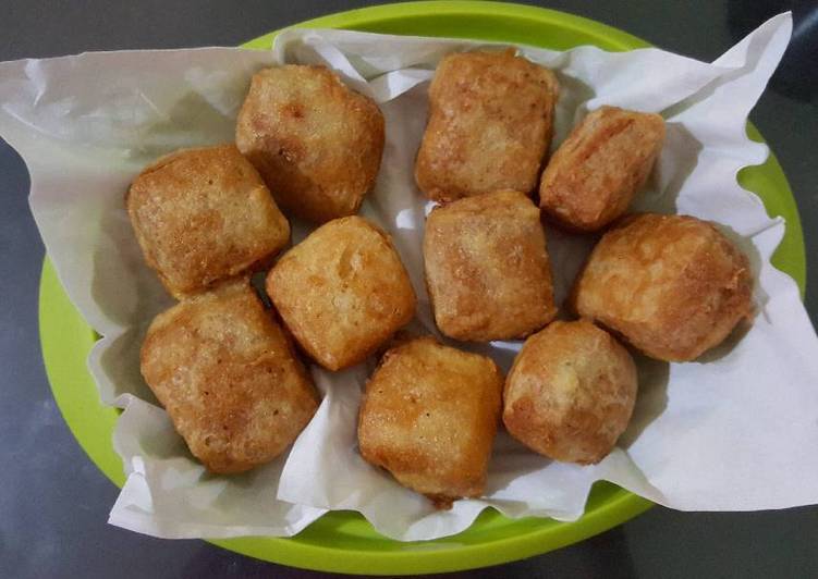 Resep Tahu goreng tepung kriuk oleh Dapur Rini  Cookpad
