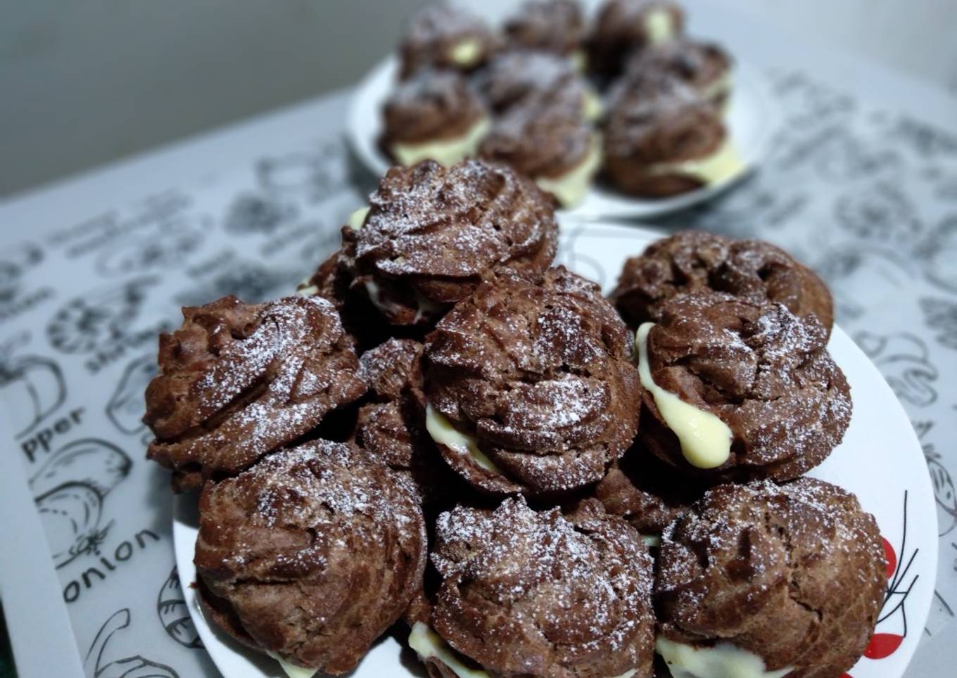 Chocolate choux aka kue sus coklat