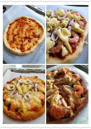 海鮮Pizza 的食譜成品照片