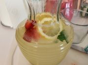 A picture of lemon mint lemonade