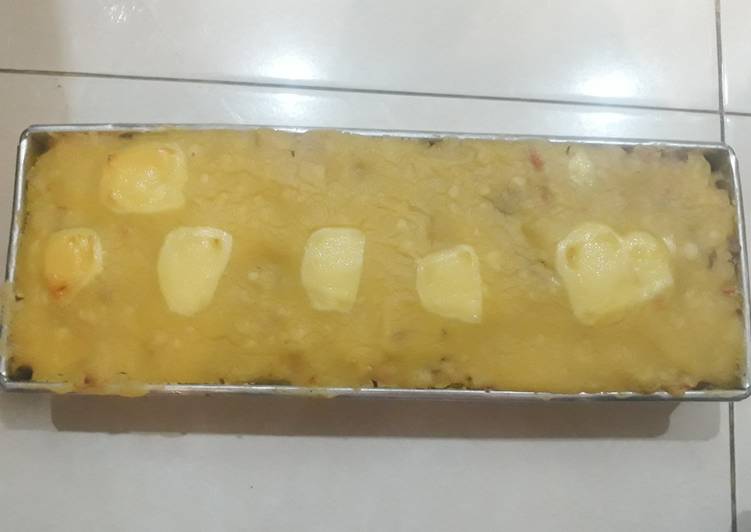 Langkah Mudah untuk Menyiapkan Macaroni schotel 😂 yang Lezat Sekali