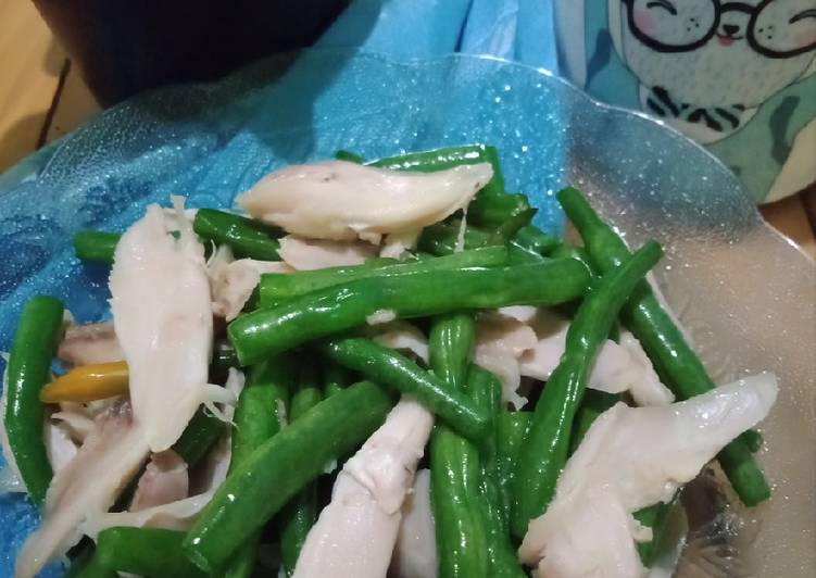 Resep Ca Buncis Ayam Suwir Anti Gagal