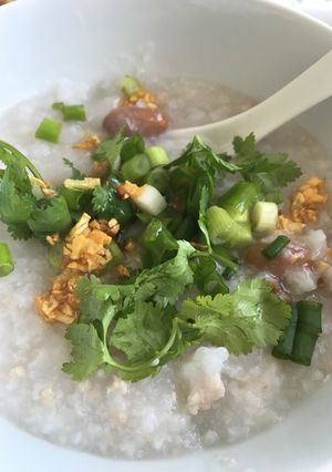 A picture of Minced Pork Porridge.