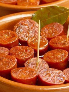 Una foto de Chorizo a la sidra