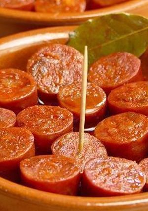 Una foto de Chorizo a la sidra
