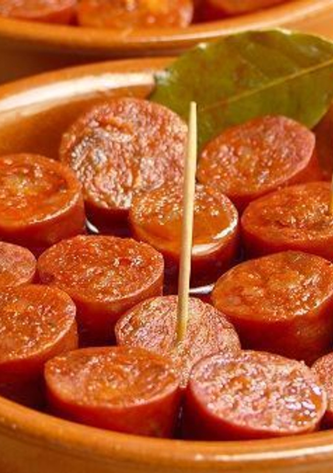 Una foto de Chorizo a la sidra