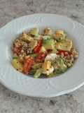 Quinoa en ensalada 🍅🥑🥚🍍