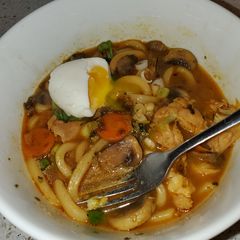 A picture of Chicken Miso Ramen Noodles.