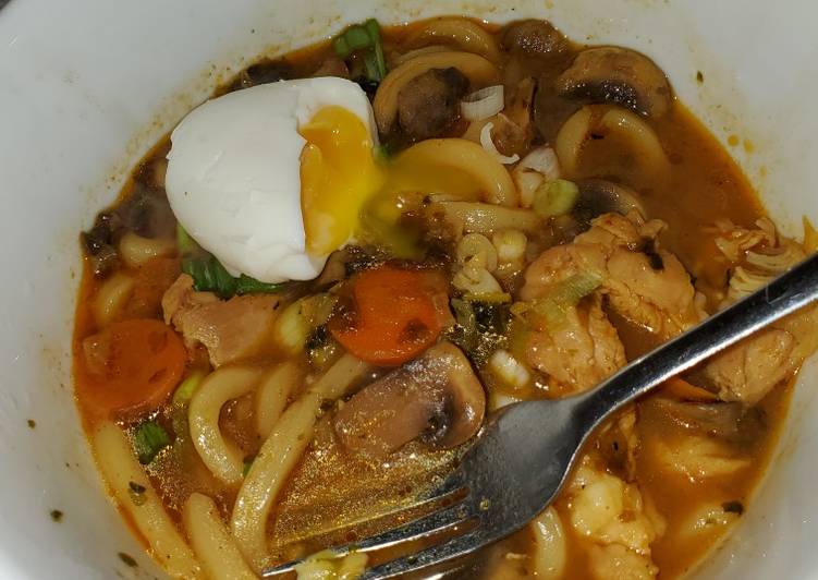 Recipe of Award-winning Chicken Miso Ramen Noodles
