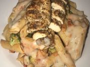 Gambar penne chicken carbonara