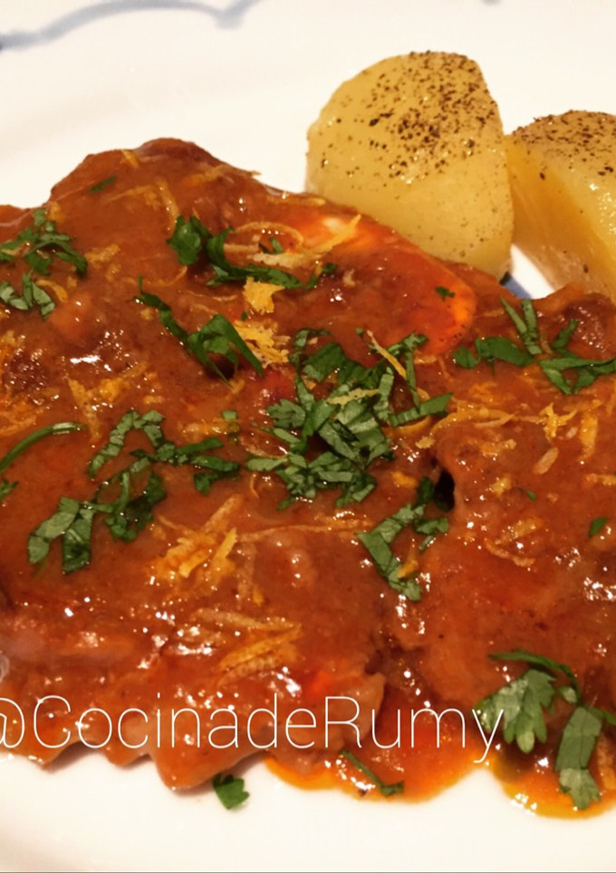 Una foto de Ossobuco a la milanesa