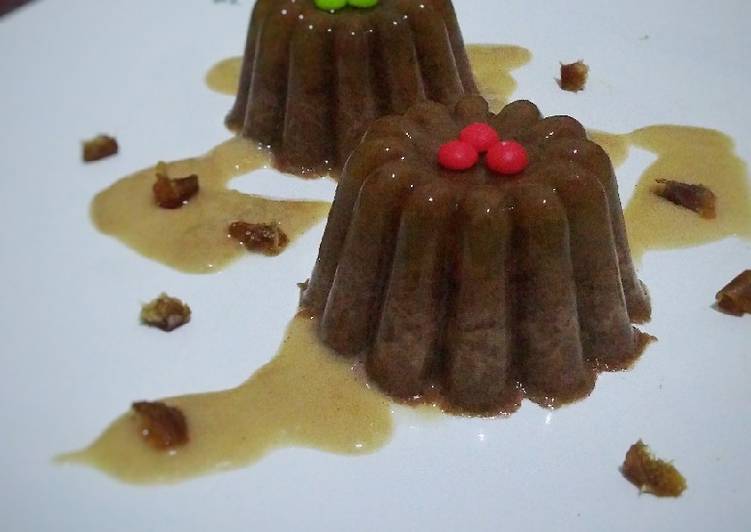 Puding Kurma Coklat Sederhana