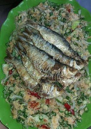 Foto resep Urap Duet ikan Asin😊