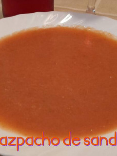 Una foto de Gazpacho de sandía*