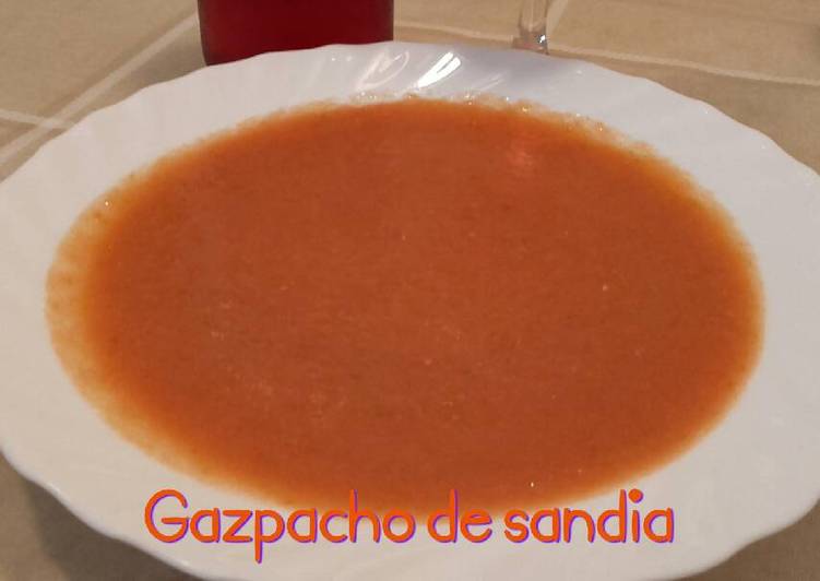 Gazpacho de sandía*