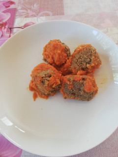 Una foto de Albóndigas de berenjena