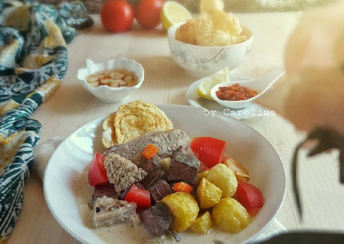 Resep Soto Betawi || Zuppa di Frattaglie all Batavia, Enak Banget