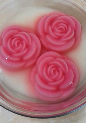 Foto resep Puding kaca mawar cinta
