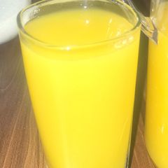 A picture of Pineapple and coconut juice.