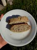 Budín con de burgol y coco- vegano