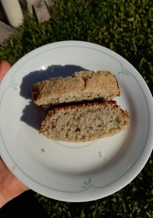 Una foto de Budín con de burgol y coco- vegano