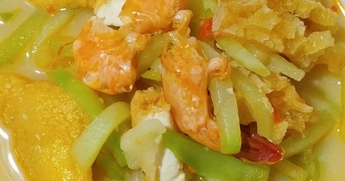 Sambel Goreng Jipan (Labu Siam, Udang, Tahu, Krecek)