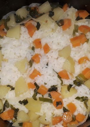 Foto resep Aloo Gajar Pulao